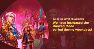 COVID-19: We have increased the Ranked Mode period during weekdays!