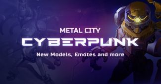 ¡Cyberpunk en Metal City! ¡4 modelos nuevos, 2 emotes nuevos y mucho más!