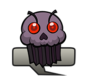 Emote - Skull Cupcake Chomp